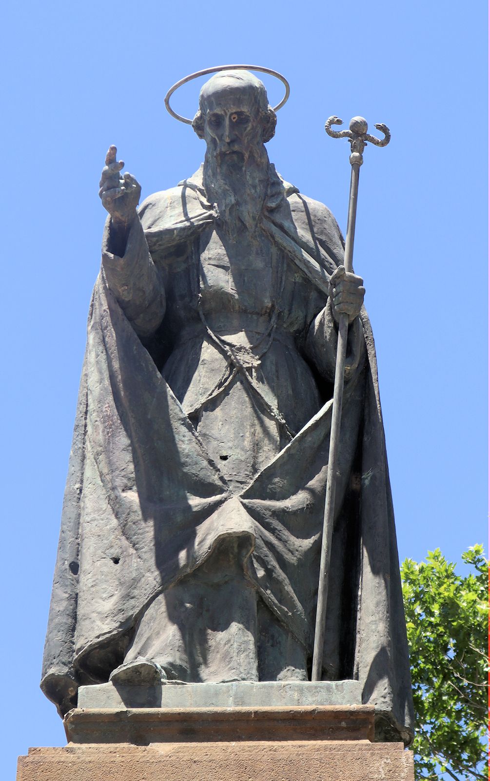 Statue, 1904, im Kloster Santa Maria in Grottaferrata