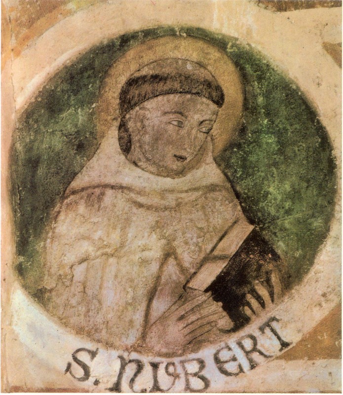 Fresko, 14. Jahrhundert, in der Kirche San Severo in Orvieto