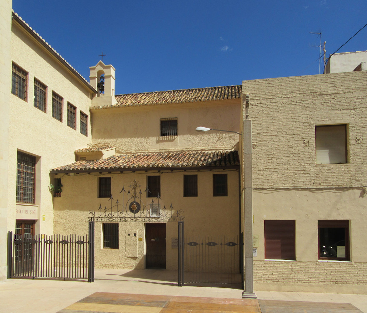 Das ehemalige Franziskanerkloster, jetzt von Klarissen bewohnt, neben dem Santuario San Pascual Baylon in Vila-real