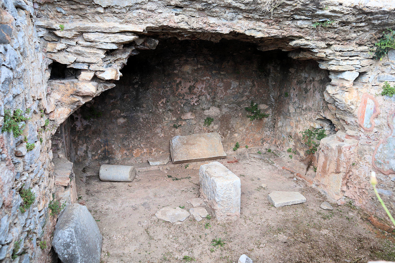 „Gefängnis des Paulus” in den Ausgrabungen von Philippi