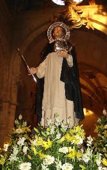 Statue in der Kathedrale in Tuy