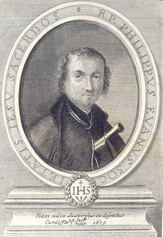 Philipp Evans, Kupferstich aus: Alfred Hamy: Galerie illustrée de la Compagnie de Jésus, Bd. 3, Paris 1893