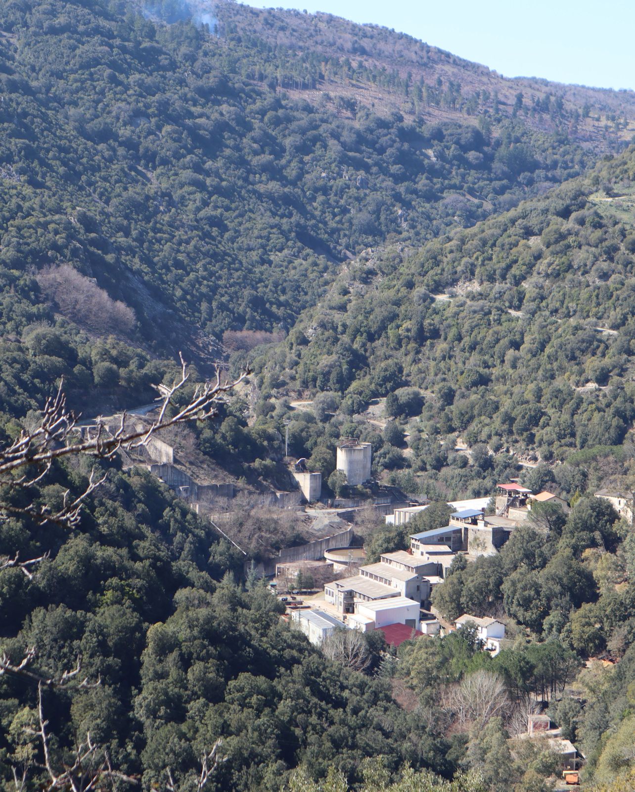 ehemaliges Bergwerk Funtana Raminosa bei Gadoni, betrieben seit der Römerzeit bis 1983