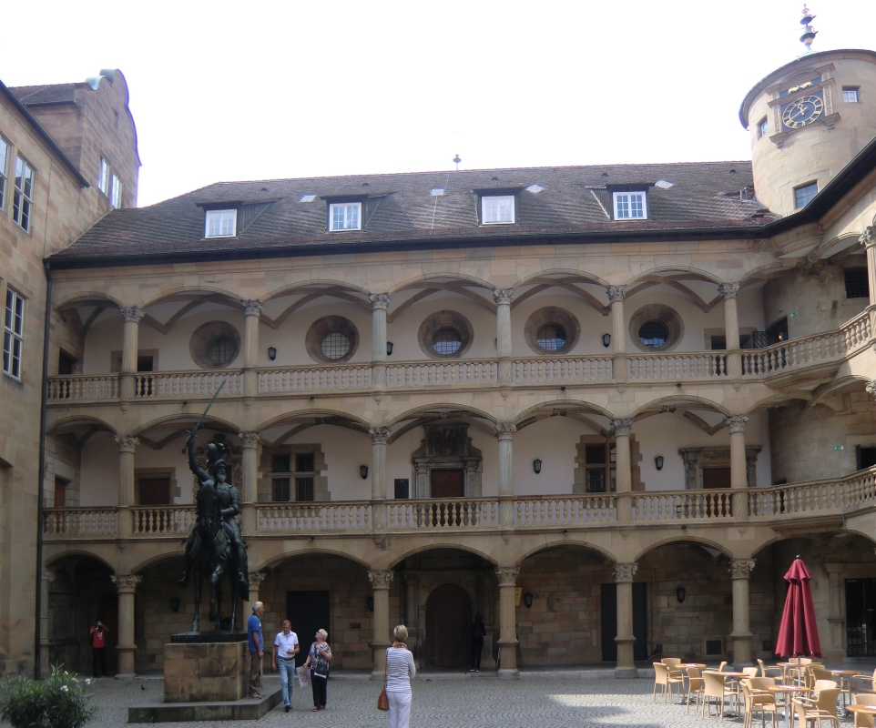 Schloss und Schlosskirche in Stuttgart