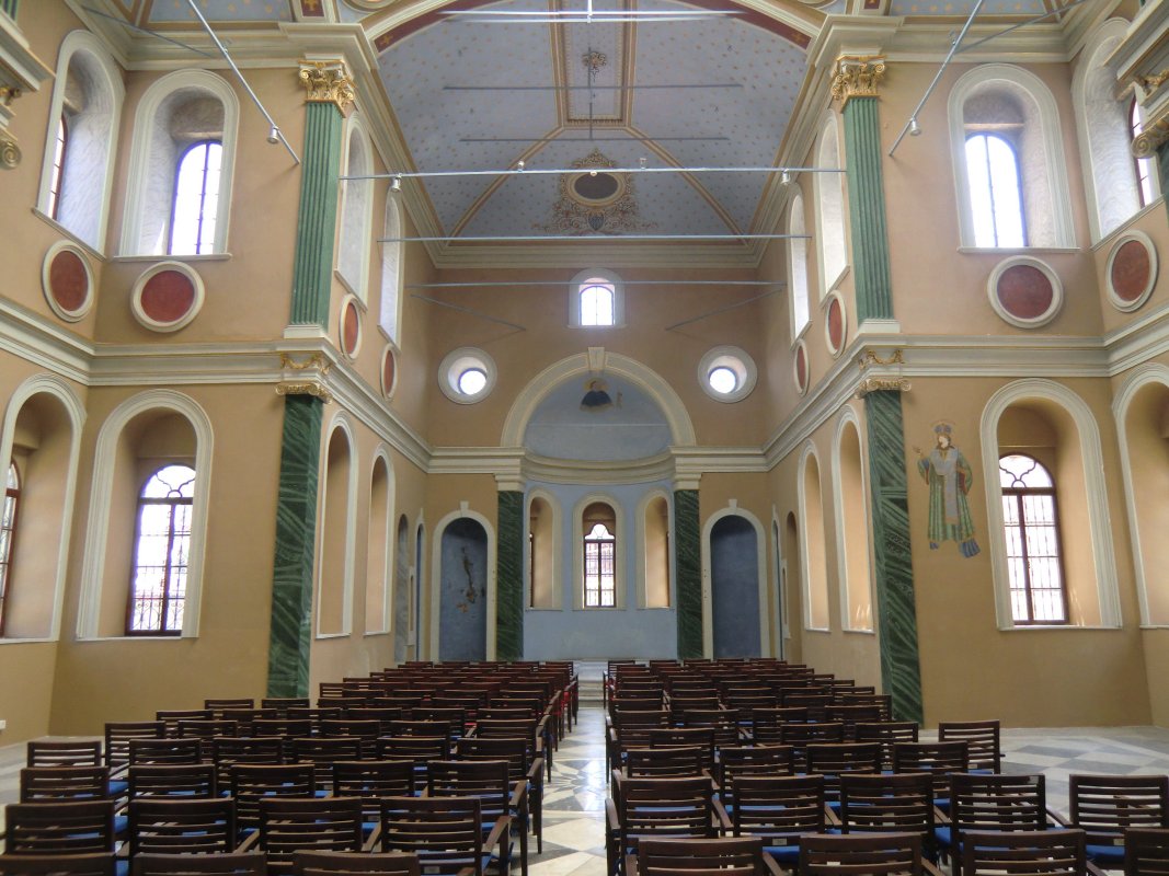 Die Voukolos von Smyrna geweihte Rum-Orthodoxe Kirche in Smyrna - dem heutigen Ízmir< in der Türkei -, heute ein Museum