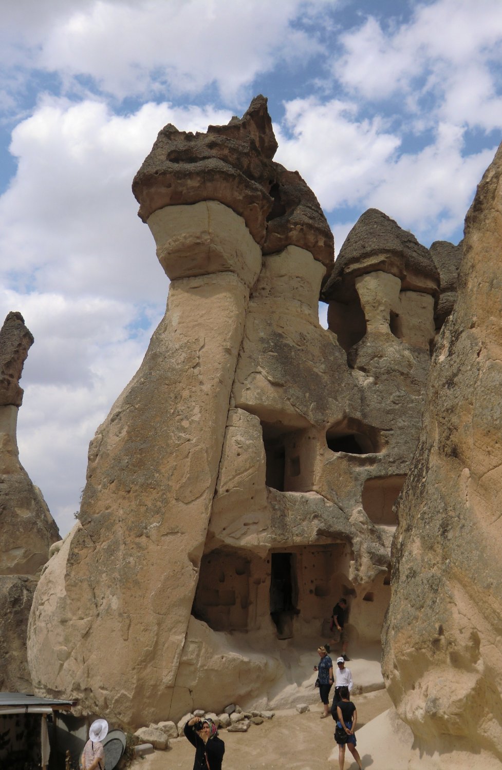 Simeons Felsenkamin in Paşabağ bei Göreme