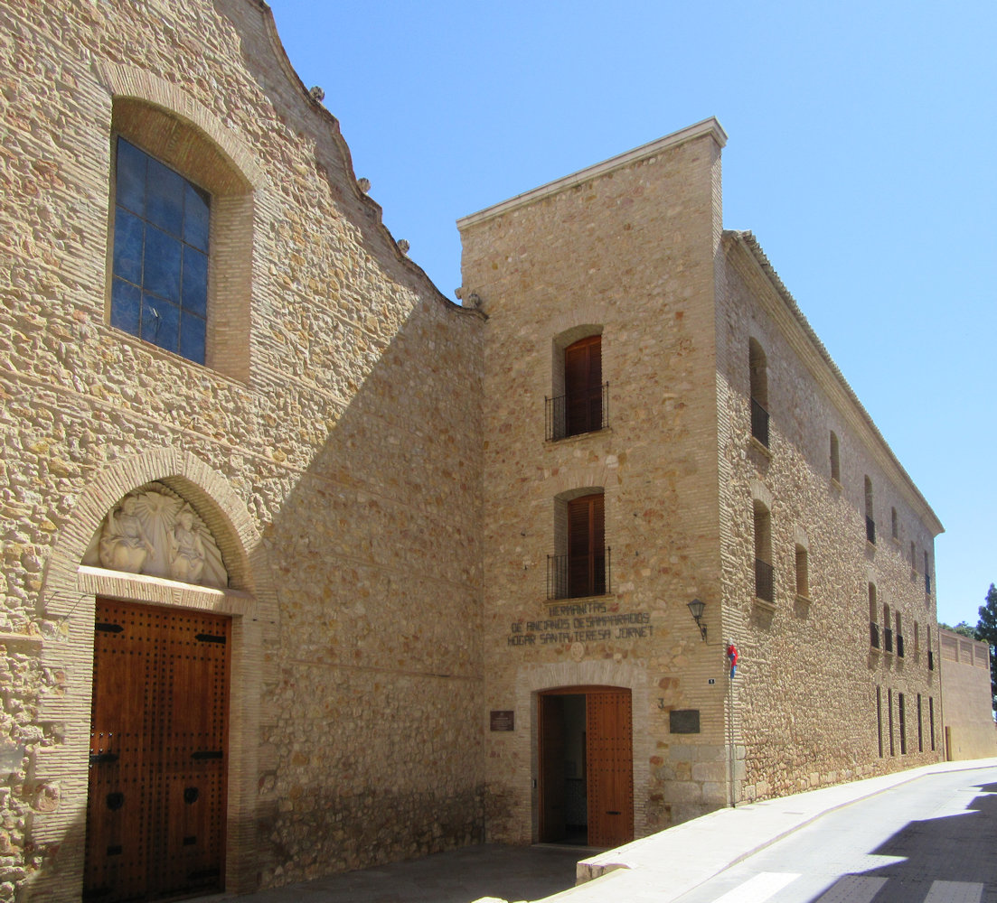 Teresas Sterbehaus: das ehemalige Trinitarierorden-Kloster, dann Altenheim, in Llíria