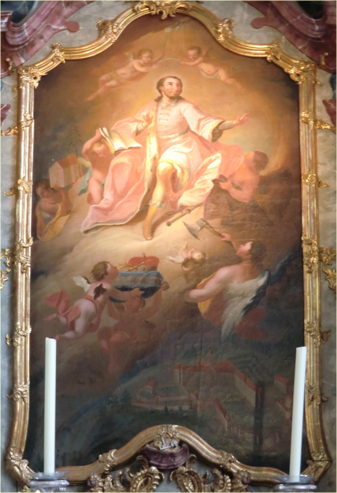 Trudpert-Altar, um 1764, in der Kirche des ehemaligen Klosters St. Trudpert