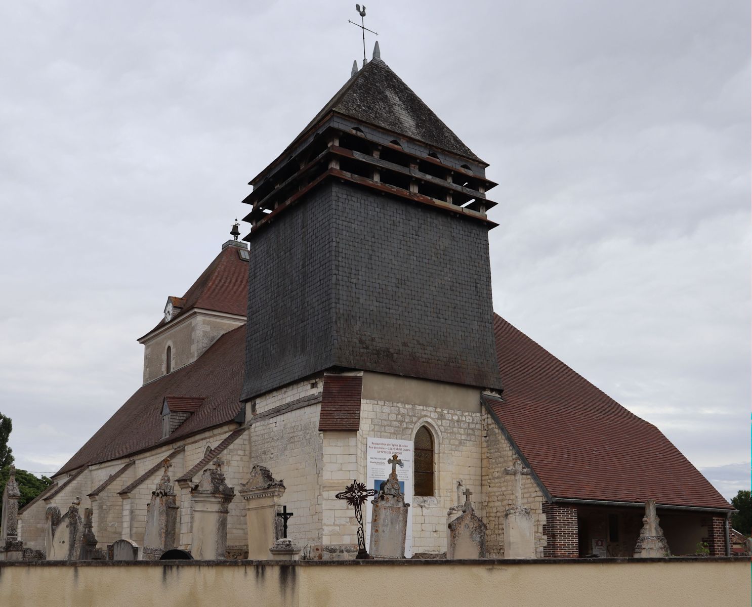 Ulpus geweihte Kirche in St-Oulph