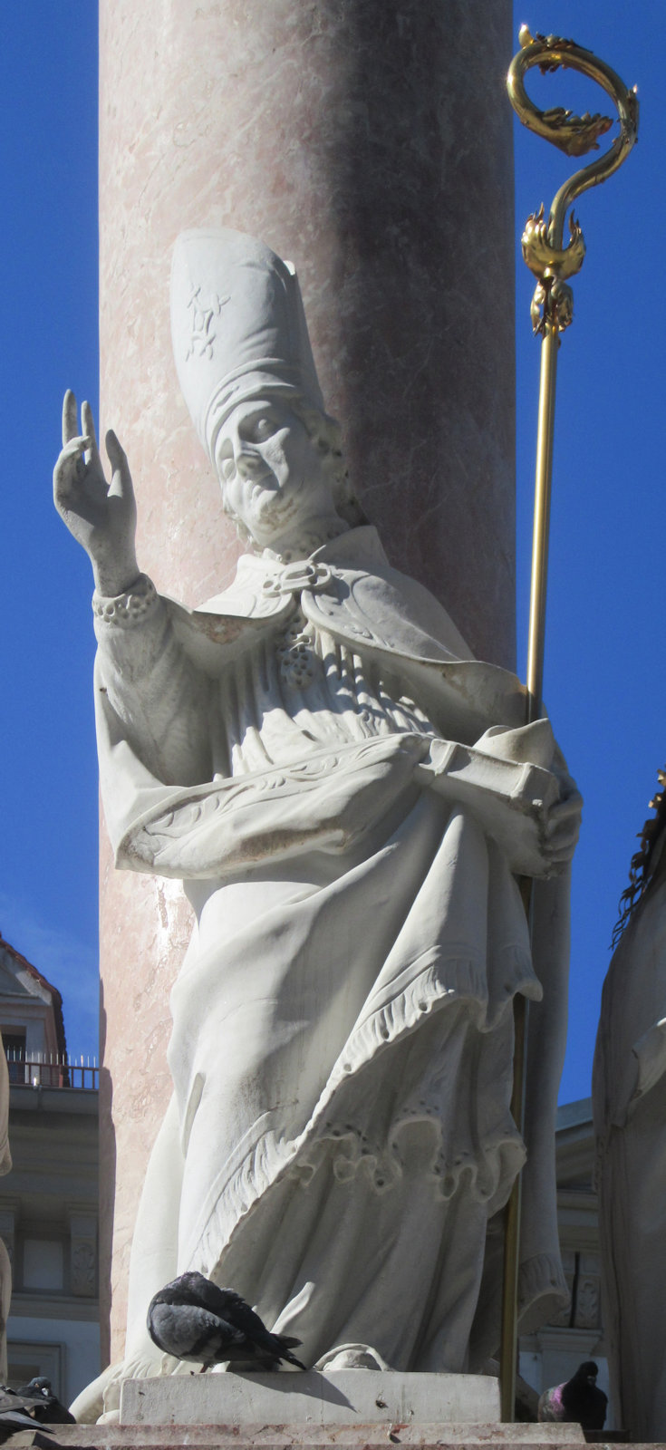 Cristoforo Benedetti: Statue, 1705, an der Annasäule in Innsbruck