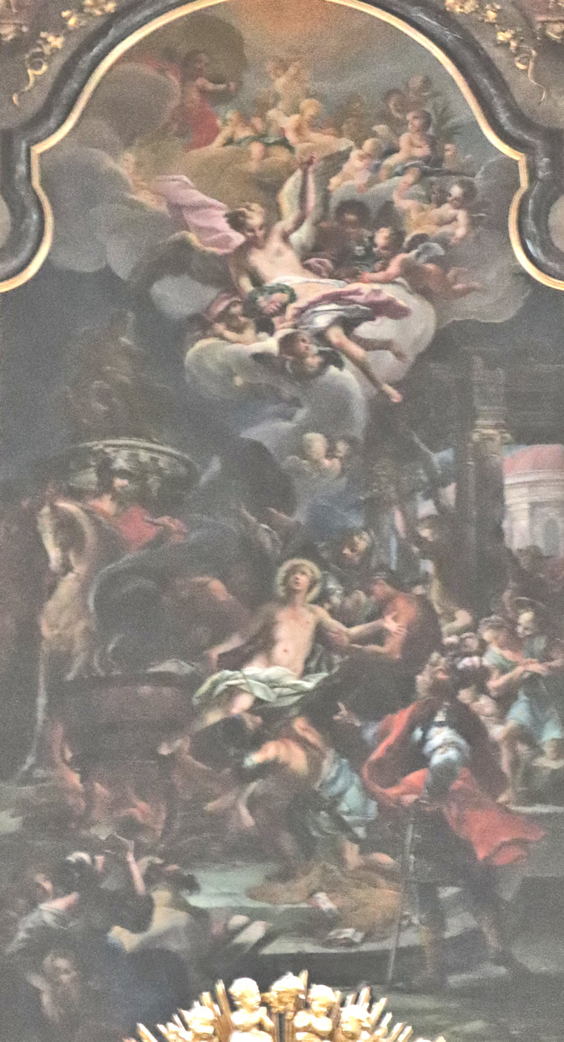 Johann Georg Schmidt: Altarbild, 1754, in der Stadtpfarrkirche in Krems