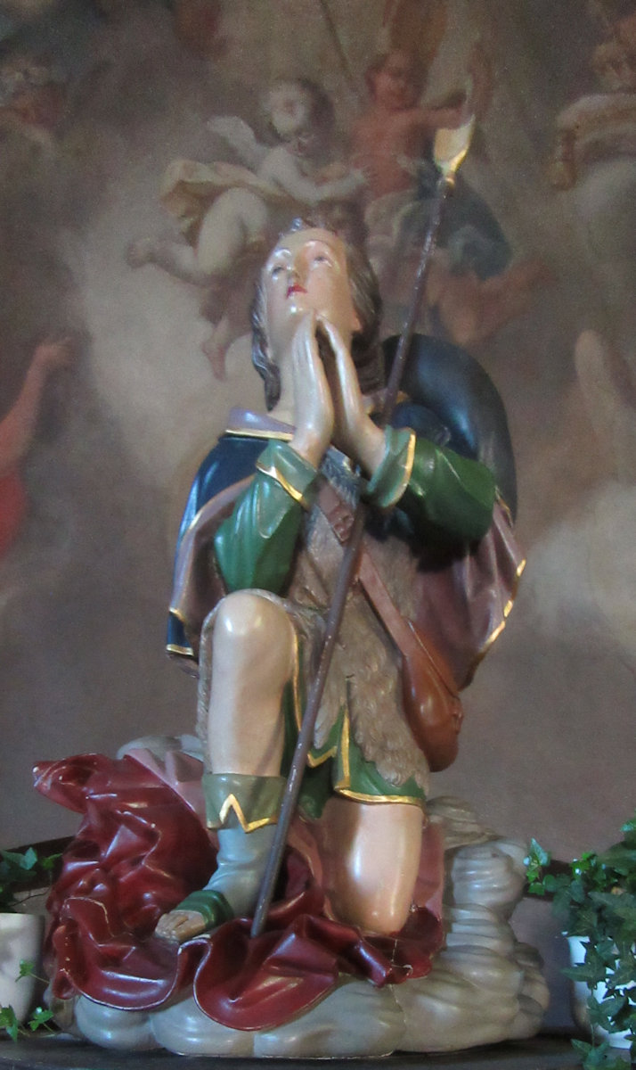 Statue, 1757, in der Wendelin-Kapelle bei Bottenau, heute Stadtteil von Oberkirch