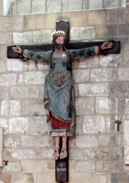 Wilgefortis in der Église St. Étienne in Beauvais