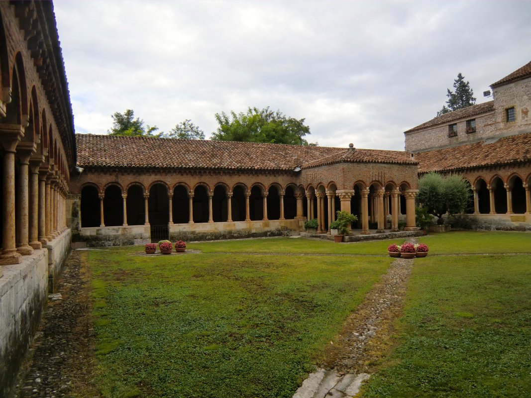 Kreuzgang der Benediktinerabtei an S. Zeno Maggiore in Verona, 12. Jahrhundert